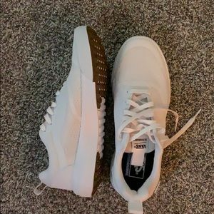 unused white sport vans
